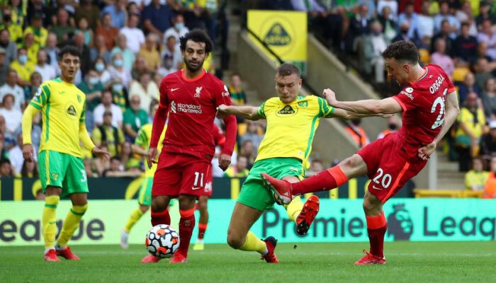 Salah Pecah Rekor, Liverpool Pecundangi Norwich 3-0