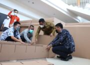 Pemkab Gresik Terima 500 Paper Bed mirip Tempat Tidur Atlit Olimpiade Tokyo