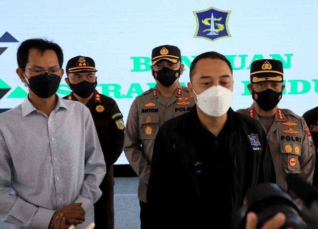 PUTUS MATA RANTAI COVID-19: Wali Kota Eri Cahyadi siap berjuang hingga ‘darah penghabisan’ membebaskan Surabaya dari pandemi Covid-19. Foto/IST/Portalsurabaya.com