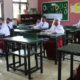 Proses kegiatan belajar mengajar di salah satu Sekolah Madrasah di Kabupaten Gresik.