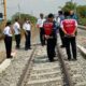 Dirjen Kemenhub, Dishub Provinsi dan Dishub Gresik meninjau perlintasan Kereta Api di Kecamatan Duduksampeyan, Rabu (9/9/2021) lalu.