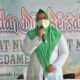 Wakil Bupati Gresik Aminatun Habibah saat memberi sambutan di acara Muslimat dan Fatayat NU, Minggu (26/9/2021)./ Foto: Humas Pemkab Gresik