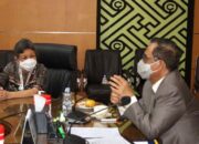 Dipimpin Jeanette, Partai Nasdem temui Menkoolhukam, Mahfud MD untuk membahas usulan Syaikhona Kholil sebagai pahlawan nasional. Foto/IST