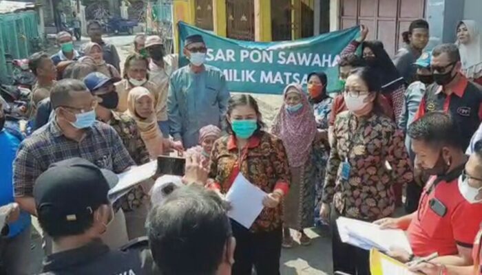 Sengketa Pasar Niaga Mojosari, Puluhan Ahli Waris Demo Tuntut Hak