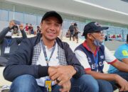 Manajer Gresik United Thoriqi Fajerin atau biasa di sapa Kaji Ricky saat di Stadion Gelora Joko Samudero, Senin (6/12/2021)./ Foto: Bram