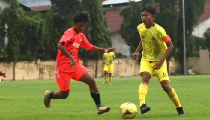Piala Soeratin U-17 grup A, Persegres Putra Tahan Imbang Perseba Bangkalan 1-1