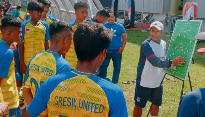 Mesin Dipanaskan, Gresik United U-17 Siap Tempur di Piala Soeratin Jawa Timur