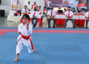 Cantik Sabet Dua Emas di Kejuaraan Karate Antar Pelajar Piala Kapolres Lamongan
