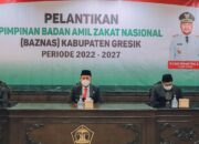 Lantik Pengurus Baznas Periode 2022-2027, Bupati Gresik Ajak Kolaborasi Turunkan Angka Kemiskinan