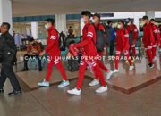 Timnas U-20 telah tiba di Surabaya