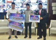 Bupati Gresik dan Walikota Surabaya Beri Bantuan Kemanusiaan ke Masyarakat Trenggalek