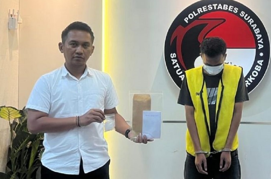 Sabu polrestabes - Bawa Sabu di Celana Dalam, Pria Surabaya di Tangkap Polisi