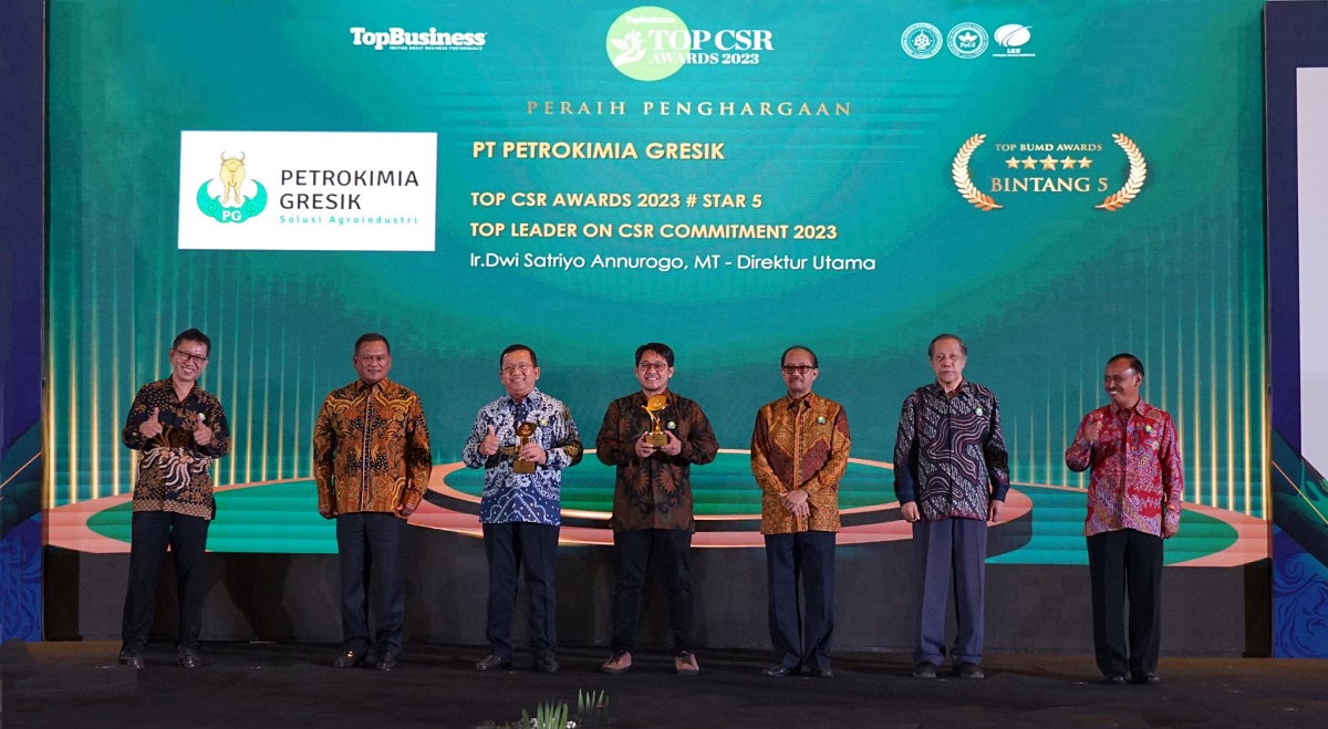 petro - Tata Kelola CSR, Petrokimia Gresik Diganjar Stars 5 di Top CSR Awards