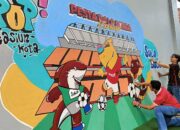 Bacuya dan Maskot Sulo Bolo Hiasi Dinding Hotel, Dukung Gelaran Piala Dunia U17